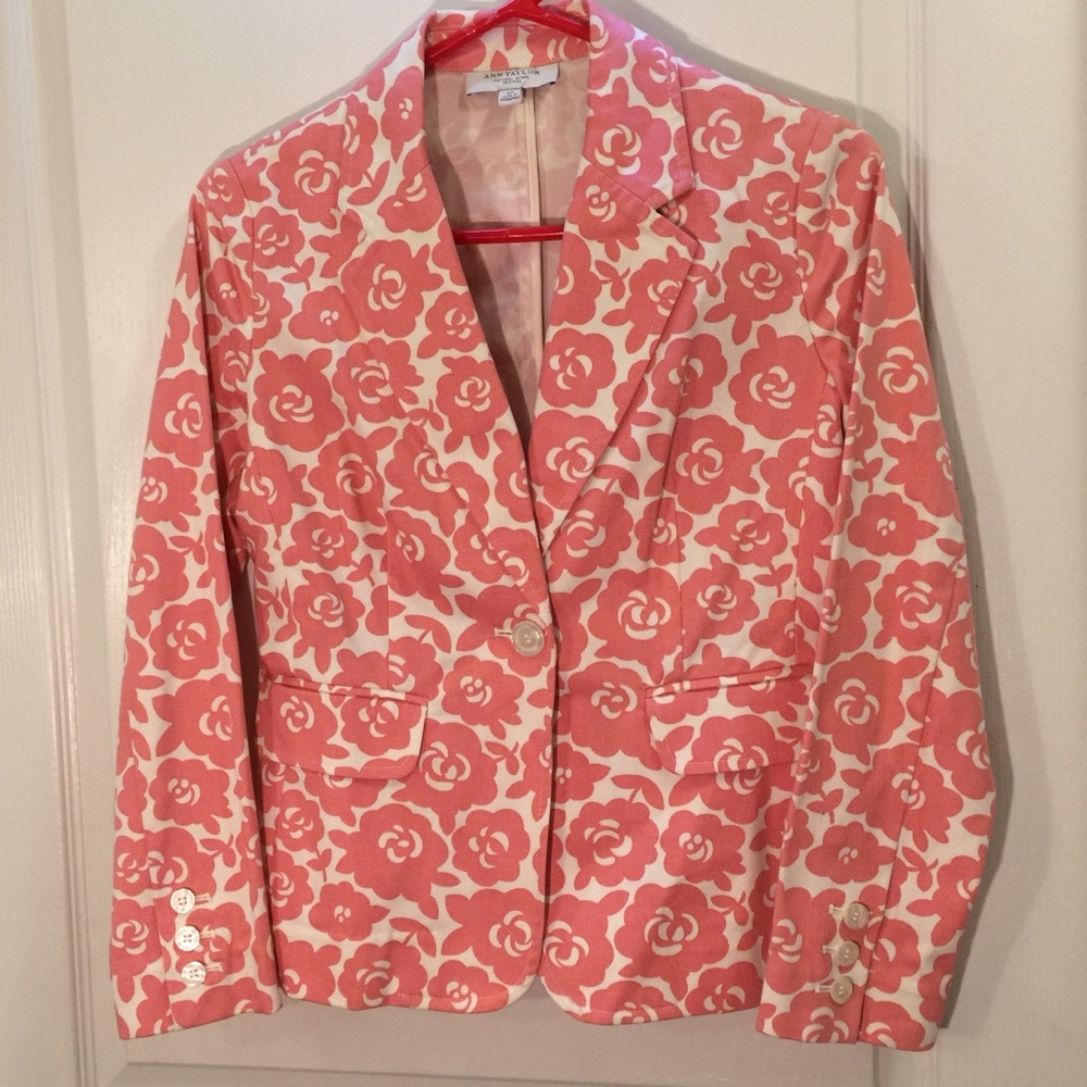 Ann Taylor factory/Pettit’s/pink-white/Jacket
